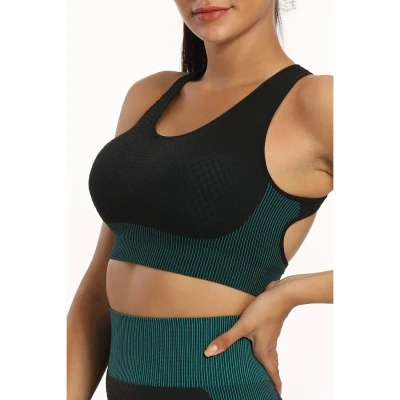 Merco Yoga Sense fitness set dámský zelená tm. POUZE L (VÝPRODEJ)
