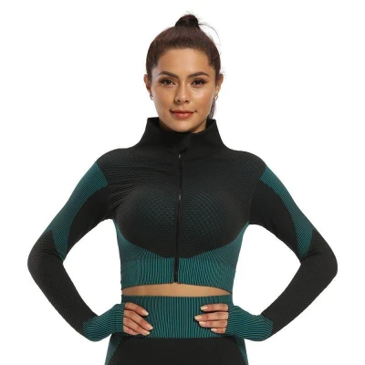 Merco Yoga Sense fitness set dámský zelená tm. POUZE L (VÝPRODEJ)