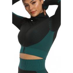 Merco Yoga Sense fitness set dámský zelená tm. POUZE L (VÝPRODEJ)