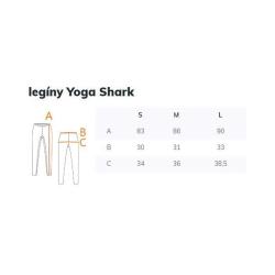Merco Yoga Shark fitness legíny khaki