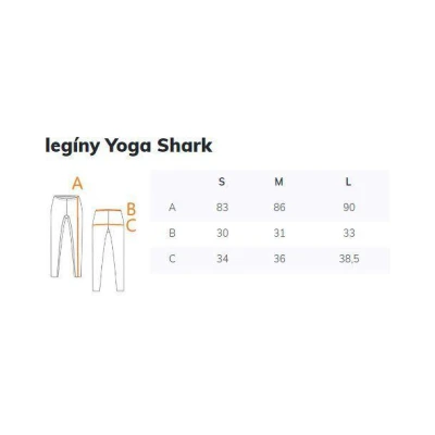Merco Yoga Shark fitness legíny khaki