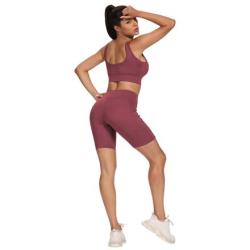 Merco Yoga Sporty krátké sportovní legíny červená