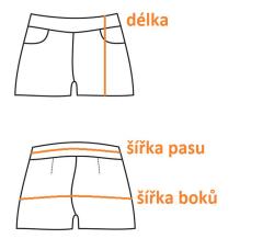 Merco Yoga Sporty krátké sportovní legíny červená
