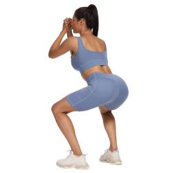 Merco Yoga Sporty krátké sportovní legíny modrá