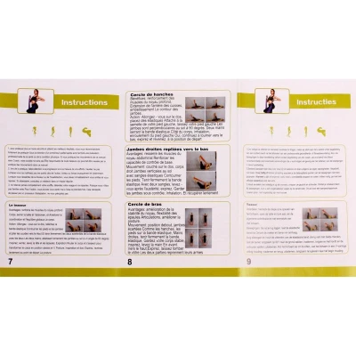 Merco Yoga Stretch Mix 1500 sada posilovacích gum 5 ks mix barev