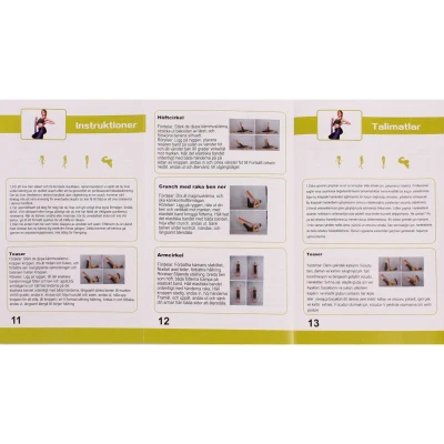Merco Yoga Stretch Mix 1500 sada posilovacích gum 5 ks mix barev