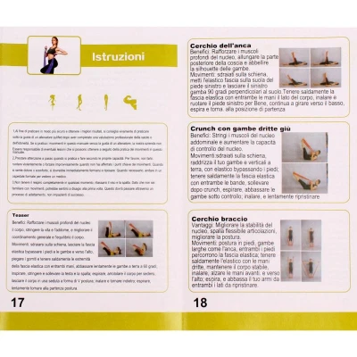 Merco Yoga Stretch Mix 1500 sada posilovacích gum 5 ks mix barev