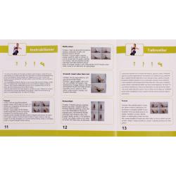 Merco Yoga Stretch Mix 1500 sada posilňovacích gúm 5 ks ružová