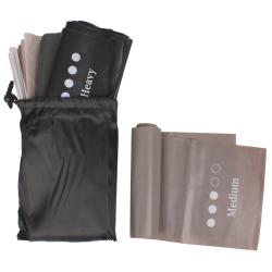 Merco Yoga Stretch Mix 1500 sada posilňovacích gúm 5 ks sivá