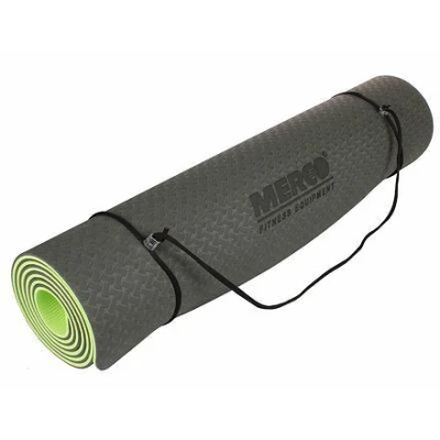 Merco Yoga TPE 6 Double Mat podložka na cvičení černá-zelená Merco Yoga TPE 6 Double Mat podložka na cvičení černá-zelená