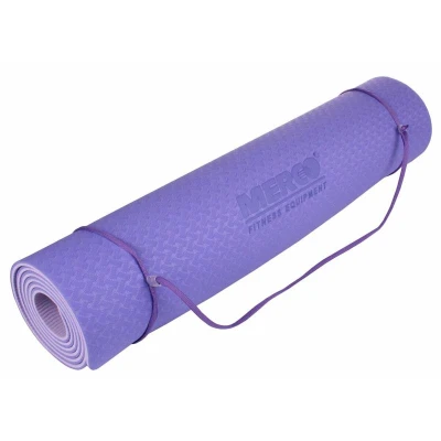 Merco Yoga TPE 6 Double Mat podložka na cvičení fialová-fialová Merco Yoga TPE 6 Double Mat podložka na cvičení fialová-fialová