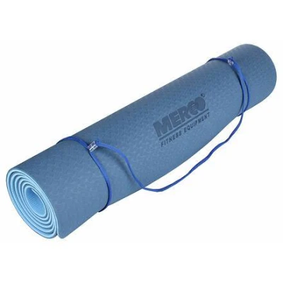 Merco Yoga TPE 6 Double Mat podložka na cvičení modrá-modrá Merco Yoga TPE 6 Double Mat podložka na cvičení modrá-modrá