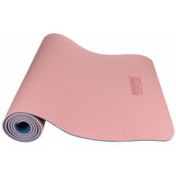 Merco Yoga TPE 6 Double Mat podložka na cvičení růžová-modrá