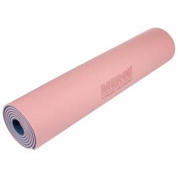 Merco Yoga TPE 6 Double Mat podložka na cvičení růžová-modrá