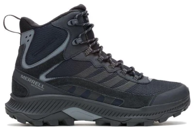 Merrell J037767 Speed Strike 2 Thermo Mid Wp Black outdoor obuv + osvěžovač obuvi Merrell J037767 Speed Strike 2 Thermo Mid Wp Black outdoor obuv + osvěžovač obuvi