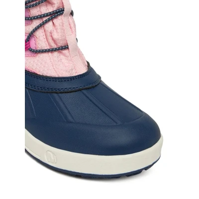 Merrell Snow Bank 5.0 WTRPF K navy/pink dětské zimní boty