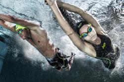 Michael Phelps Dámské závodní plavky MPulse POUZE DE34 černá/žlutá (VÝPRODEJ)