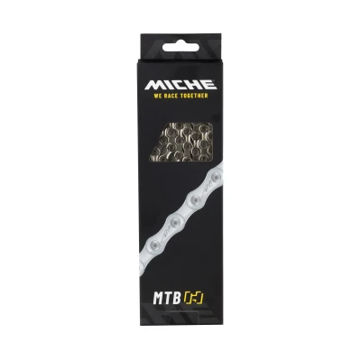 MICHE Řetěz 9s pro MTB SH 138 čl, stříbrný