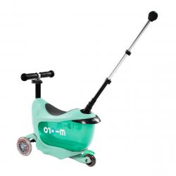 Micro Mini2go Deluxe Plus - mátová (mint) + reflexní sada