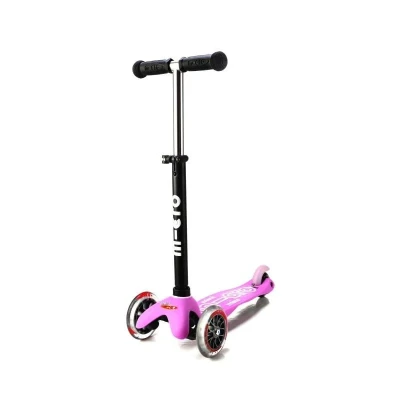 Micro Mini2go Deluxe Plus - růžová (pink) + reflexní sada