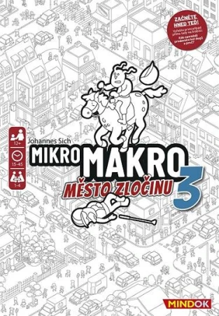 Mindok MikroMakro: Město zločinu 3 společenská hra