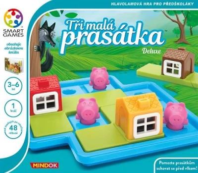Mindok SMART Tři malá prasátka dětská logická hra