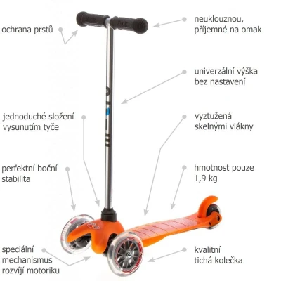 Micro Mini Orange dětská koloběžka