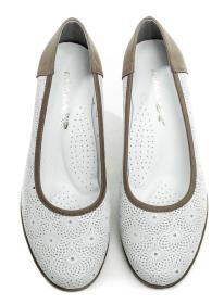 MintakaCZ Mintaka 211442 bielo hnedé dámske lodičky