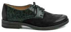 Mintaka 3343 černo zelené dámské polobotky
