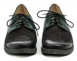 Mintaka 3343 černo zelené dámské polobotky