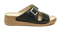 MintakaCZ Mintaka 41015-25 černé dámské nazouváky na klínu