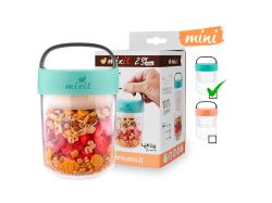 Mixit 2go mini - svačinový box mintový 400ml Mixit 2go mini - svačinový box mintový 400ml