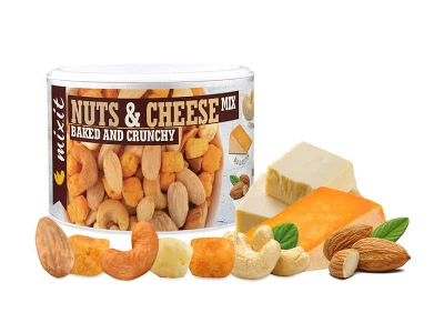 Mixit Mix pražených ořechů a křupavých sýrů 120 g