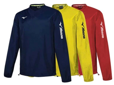 Mizuno Trad Rain Jacket tmavě modrá/žlutá pláštěnka