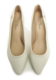 Vizzano Modare 7340-100 krémové dámské lodičky na podpatku