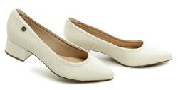 Vizzano Modare 7340-100 krémové dámské lodičky na podpatku