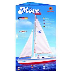 Model plachetnice pro děti MÖVE 39 x 50 cm (dřevo)