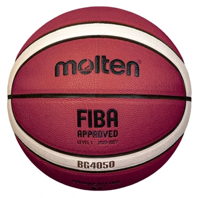 Molten B6G4050 vínovo-bílý basketbalový míč vel. 6