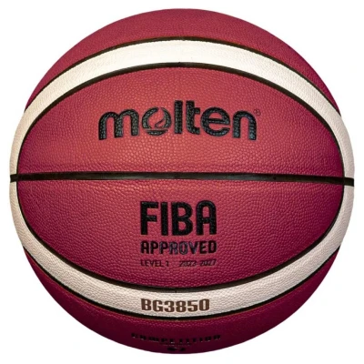Molten B7G3850 vínovo-bílý basketbalový míč