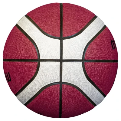 Molten B7G3850 vínovo-bílý basketbalový míč