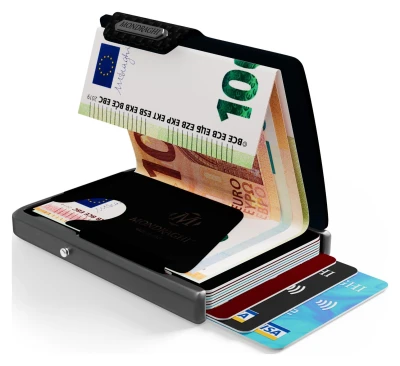 Mondraghi Carbon černá pánská peněženka