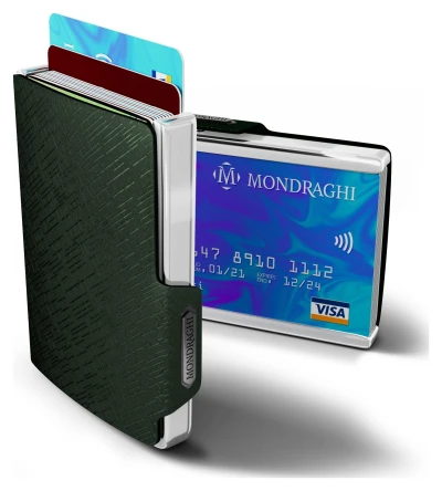 Mondraghi Elegance Cut olivová pánská peněženka