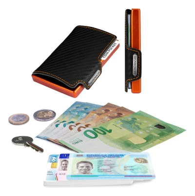 Mondraghi Racing Carbon Orange pánská peněženka