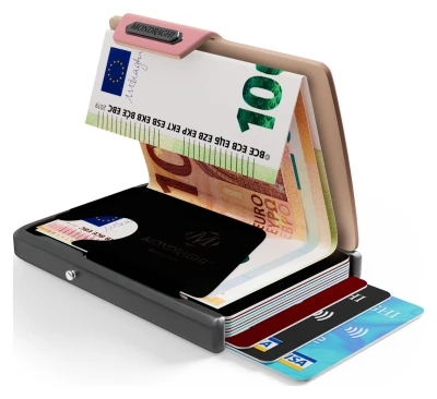 Mondraghi Saffiano růžová dámská peněženka