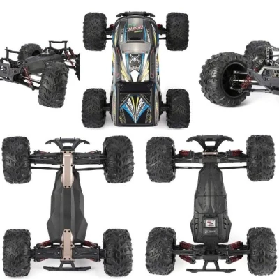 MonsterTruck 1:10, 2 motory, 46km/h+ voděodolné