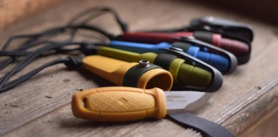 Morakniv Eldris (S) Yellow Neck Knife Kit box