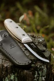 Morakniv Finn BlackBlade (S) Ash Wood Hiking Knife