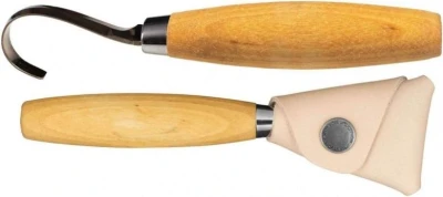 Morakniv Hook Knife 164 S Left řezbářský nůž s koženým pouzdrem