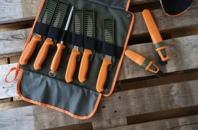 Morakniv Hunting Eldris (S) Burnt Orange/Olive Green