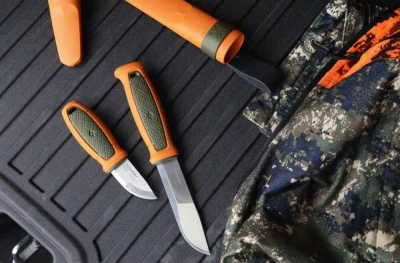 Morakniv Hunting Eldris (S) Burnt Orange/Olive Green